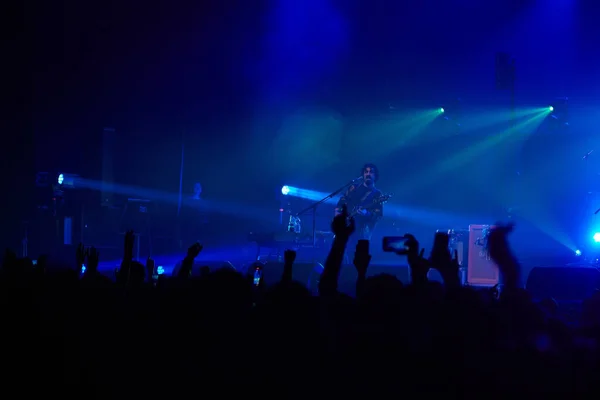 ミュージックコンサート中のステージ上のVerdena ライブ2022ナポリのパルアパートメントで イタリア 11月28 2022 クレジット Melania Lucian — ストック写真