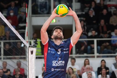 Marcin Janusz - CEV Şampiyonlar Ligi voleybol maçı sırasında Grupa Azoty ZAKSA Kedzierzyn-Kozle tarafından hazırlanan ITAS Trentino-Zaksa K? dzierzyn-Kozle, Trento, İtalya 'daki BLM Group Arena, 29 Kasım 2022 - Fotoğraf: Roberto Tommasin