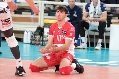 Gabriele Laurenzano - ITAS Trentino, CEV Şampiyonlar Ligi voleybol maçı sırasında İtalya 'nın Trento kentindeki BLM Group Arena' da ITAS Trentino vs Zaksa K?
