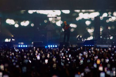 Luche İtalyan şarkıcı Music Concert Luche - DVLA Tour at the Palapartenope, İtalya, 29 Kasım 2022 - Fotoğraf: Melania Lucian