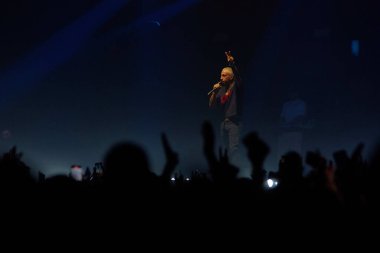 Luche İtalyan şarkıcı Music Concert Luche - DVLA Tour at the Palapartenope, İtalya, 29 Kasım 2022 - Fotoğraf: Melania Lucian