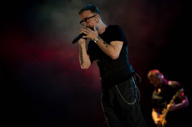 Marco Masini İtalyan şarkıcı Marco Masini - Ti innamorerai di Noi Bergamo, İtalya 'daki Creberg Teatro' da, 1 Aralık 2022 - Fotoğraf: Silvia Colomb