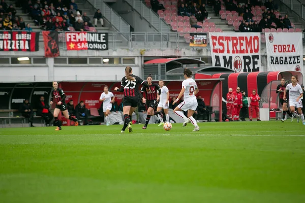 Valentina Giacinti Roma Offensieve Actie Tijdens Italiaanse Voetbal Serie Vrouwen — Stockfoto