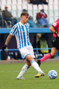 Salvatore Esposito (Spal) İtalya 'nın Ferrara kentindeki Paolo Mazza Stadyumu' nda oynanan İtalya Serie B karşılaşmasında SPAL-Modena FC maçı sırasında, Görüntü Yönetmeni Luca Dilibert