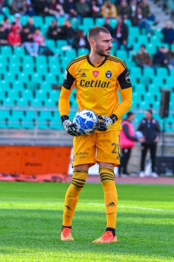 Pisa 'dan Alessandro Livieri İtalya' nın Bari şehrindeki San Nicola Stadyumu 'nda oynanan SSC Bari-AC Pisa maçında, 4 Aralık 2022 - Fotoğraf: Fabio Fagiolin