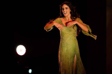 Ilaria Mongiovi - Esmeralda Rappresentation sırasında NOTRE DAME DE PARIS - IL MÜZİK Eboli, İtalya, 26 Kasım 2022 - Fotoğraf: Alfonso Maria Salsan
