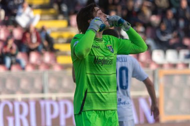 İtalya Serie B maçında Turati Stefano Frosinone 'nin portresi Reggina 1914 ile Frosinone Calcio arasında Reggio Calabria, İtalya' da Oreste Granillo Stadyumu 'nda oynandı.