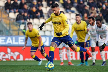 Luca Tremolada (Modena) İtalya 'nın Modena kentindeki Alberto Braglia Stadyumu' nda oynanan İtalya Serie B maçında 1-0 'lık gol attı - Fotoğraf: Luca Dilibert