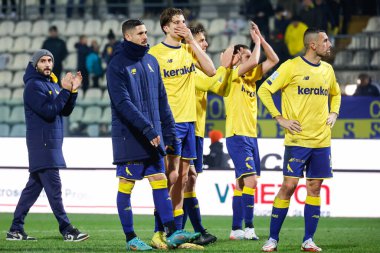 İtalya 'nın Modena şehrindeki Alberto Braglia stadyumunda oynanan Modena FC-Venezia FC maçında Modena delüzyonu, 8 Aralık 2022 - Fotoğraf: Luca Dilibert