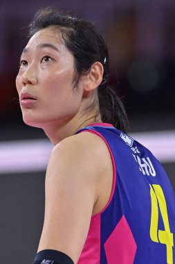 Zhu Ting (Savino Del Bene Scandicci) voleybol maçında İtalyan Serie A1 Kadınlar Savino Del Bene Scandicci ile Cuneo Granda Volley arasında Floransa 'daki Pala Wanny maçında, 11 Aralık 2022 - Fotoğraf: Lisa Guglielm