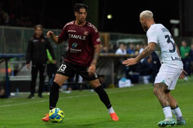 22 Aralık 2022 'de İtalya, Reggio Calabria' daki Stadio Granillo 'da oynanan Reggina vs Inter dostluk maçı sırasında Devid Bouah Reggina portresi
