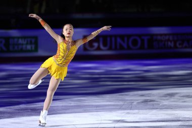 Mao Shimada (Japonya - Genç Bayanlar Birinci) ISU 2022 ISU Paten Grand Prix finalleri sırasında - Torino, İtalya 'daki Palavela' da 4 gün, 11 Aralık 2022 - Fotoğraf: Claudio Benedett