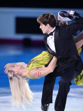 Piper Gilles ve Paul Poirier (Kanada - Ice Sports 2022 ISU Paten Grand Prix finallerinde Kıdemli Buz Dansı birincisi) - Torino, İtalya 'daki Palavela' da Day4, 11 Aralık 2022 - Fotoğraf: Claudio Benedett