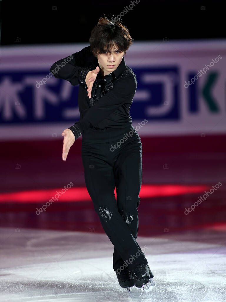 Shoma Uno (Japón - Senior Men 1st place) durante las finales del Grand