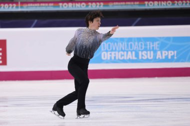Shoma Uno (Japonya - Kıdemli Erkekler birinci) 2022 ISU Buz Pateni Grand Prix finallerinde - Torino, İtalya 'daki Palavela' da 3. gün, 10 Aralık 2022 - Fotoğraf: Claudio Benedett