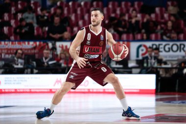 Marco Spissu (Umana Reyer Venezia) İtalya Basketbol Şampiyonası sırasında Umana Reyer Venezia, Germani Brescia 'ya karşı Venedik, İtalya' da Taliercio 'da 10 Aralık 2022 - Fotoğraf: Mattia Radon