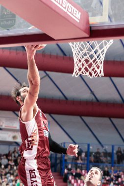 Riccardo Moraschini (Umana Reyer Venezia) İtalya Basketbol Şampiyonası sırasında Umana Reyer Venezia, Venedik 'teki Taliercio' da Germani Brescia 'ya karşı, 10 Aralık 2022 - Fotoğraf: Mattia Radon