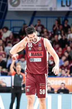 Mitchell Watt (Umana Reyer Venezia) İtalya Basketbol Şampiyonası sırasında Umana Reyer Venezia ile Germani Brescia arasında Venedik, İtalya 'da Taliercio' da 10 Aralık 2022 - Fotoğraf: Mattia Radon