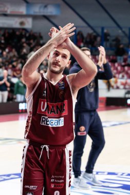 Marco Spissu (Umana Reyer Venezia) İtalya Basketbol Şampiyonası sırasında Umana Reyer Venezia, Germani Brescia 'ya karşı Venedik, İtalya' da Taliercio 'da 10 Aralık 2022 - Fotoğraf: Mattia Radon