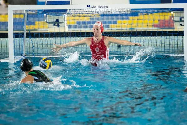 Ioanna Stamatopoulou Olympiacos Piräus Während Des Wasserball Champions League Der — Stockfoto