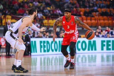 #3 ISAIAH CANAAN Euroleague, Round 12, Olympiacos Pire ve Virtus Segafredo Bologna arasında 9 Aralık 2022 tarihinde Atina, Yunanistan 'da oynanan karşılaşma. - Fotoğraf: Stefanos Kyriazis / LiveMedi