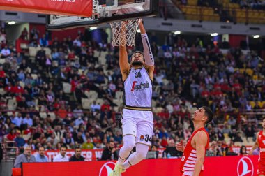 #Euroleague sırasındaki Virtus Segafredo Bologna 'dan 34 KYLE WeEMS, 12. Raunt, 9 Aralık 2022 tarihinde Atina, Yunanistan' da Olympiacos Pire ve Virtus Segafredo Bologna arasında oynanan karşılaşma. - Fotoğraf: Stefanos Kyriazis / LiveMedi