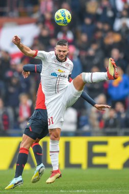 Kevin Johannes Willem Strootman (Genoa) - İtalyan futbol takımı Serie B maçında Michele Marconi (Sud Tirol) Cenova CFC - FC Sudtirol maçı sırasında İtalya 'nın Cenova kentinde bulunan Luigi Ferraris Stadyumu' nda oynandı.