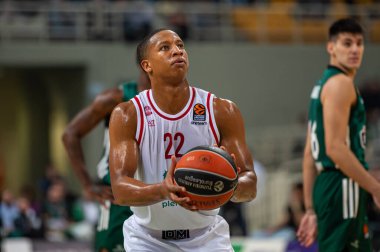 #Euroleague 'de EA7 Emporio Armani Milano' nun 22 DEVON Salonu, 12. Raunt, Atina Panathinaikos ile EA7 Emporio Armani Milano arasında 8 Aralık 2022 'de Yunanistan' ın başkenti Atina 'da oynanan karşılaşma. - Fotoğraf: Stefanos Kyriazis / LiveMedi