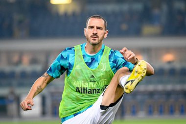 İtalyan futbolu Serie A maçında Juventus Bonucci 'nin portresi Hellas Verona FC' ye karşı Juventus FC (portreler arşivi), Verona, İtalya 'daki Marcantonio Bentegodi stadyumunda, 10 Kasım 2022 - Fotoğraf: Ettore Griffon