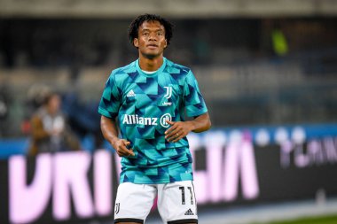 Juventus 'un İtalya futbolu sırasındaki Juan Cuadrado portresi 10 Kasım 2022' de İtalya 'nın Verona kentindeki Marcantonio Bentegodi Stadyumu' nda Hellas Verona FC 'ye karşı Juventus FC (portreler arşivi) maçı.