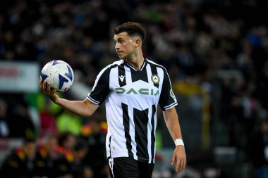 Udinese 'nin Lazar Samarciç portresi İtalyan futbolu Serie A karşılaşması sırasında Udinese Calcio ile ABD Lecce (portreler arşivi) Udine, İtalya' daki Dacia Arena stadyumunda, Kasım 04, 2022 - Fotoğraf: Ettore Griffon