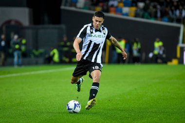 Udinese 'nin Nehuen Perez portresi İtalya futbol takımı Serie A maçında Udinese Calcio ile ABD Lecce (portreler arşivi) maçında Udine, İtalya' daki Dacia Arena stadyumunda, Kasım 04, 2022 - Fotoğraf: Ettore Griffon