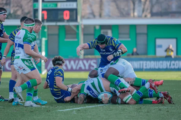 Marco Manfredi (Zebre Rugby) United Rugby Şampiyonası maçında Benetton Rugby, Zebre Rugby Kulübü 'ne karşı Treviso, İtalya' daki Monigo stadyumunda, 24 Aralık 2022 - Fotoğraf: Mattia Radon