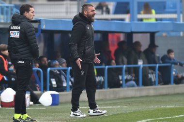 Spal Daniele De Rossi 'nin İtalyan futbol takımı Serie B maçındaki baş antrenörü SPAL - AC Pisa maçı sırasında İtalya' nın Ferrara kentindeki Paolo Mazza Stadyumu 'nda oynandı.