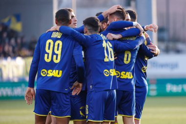 Modena, İtalya 'nın Bozen kentindeki Druso Stadyumu' nda oynanan FC Sudtirol-Modena FC maçında 1-0 gol attıktan sonra 26 Aralık 2022 - Fotoğraf: Luca Dilibert