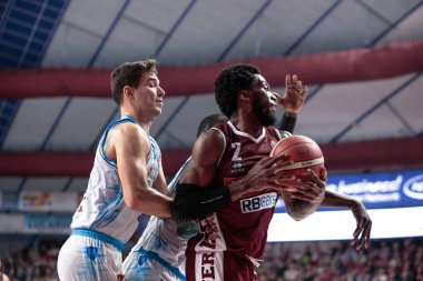 Jordan Parks (Umana Reyer Venezia) İtalya Basketbol Şampiyonası sırasında Umana Reyer Venezia, Banco di Sardegna Sassari 'ye karşı Venedik, İtalya' da Taliercio 'da, 26 Aralık 2022 - Fotoğraf: Mattia Radon