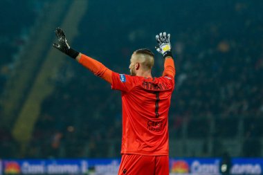 Ternana Calcio 'dan Antony Iannarilli İtalya' nın Serie B maçı sırasında Frosinone Calcio ile Ternana Calcio Frosinone Stadyumu 'nda karşı karşıya geldiler.