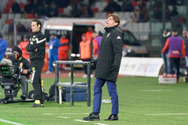 Teknik direktör Michele Mignani (SSC Bari) İtalya 'nın Bari şehrindeki San Nicola Stadyumu' nda oynanan SSC Bari-Genoa CFC karşılaşmasında, 26 Aralık 2022 - Fotoğraf: Emmanuele Mastrodonat