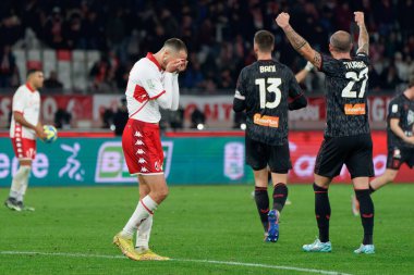 Antonio Mazzotta (SSC Bari) İtalya 'nın Bari şehrindeki San Nicola Stadyumu' nda oynanan SSC Bari-Cenova CFC maçı sırasında, 26 Aralık 2022 - Fotoğraf: Emmanuele Mastrodonat