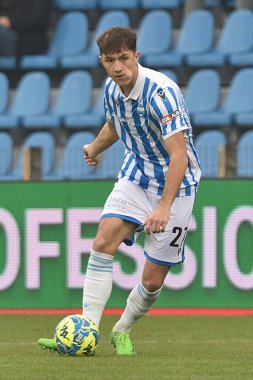 Patryk Peda (Spal) İtalya 'nın Ferrara kentindeki Paolo Mazza Stadyumu' nda oynanan İtalyan futbolu Serie B karşılaşmasında SPAL-AC Pisa maçı sırasında, 26 Aralık 2022 - Fotoğraf: Gabriele Masott