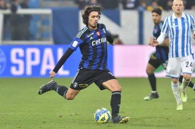 Tomas Esteves (Pisa) İtalya 'nın Ferrara kentindeki Paolo Mazza Stadyumu' nda 26 Aralık 2022 'de oynanan İtalyan Serie B karşılaşmasında SPAL - Gabriele Masott