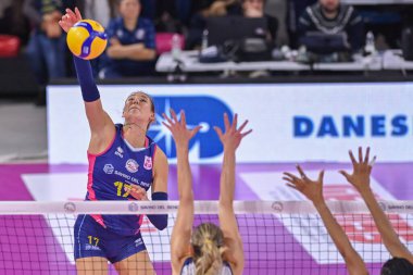 Ekaterina Antropova (Savino Del Bene Scandicci) voleybol sırasında İtalyan Serie A1 Kadınlar Serisi Savino Del Bene Scandicci 'ye karşı Il Bisonte Firenze, Floransa' da Pala Wanny 'de, 26 Aralık 2022 - Fotoğraf: Lisa Guglielm