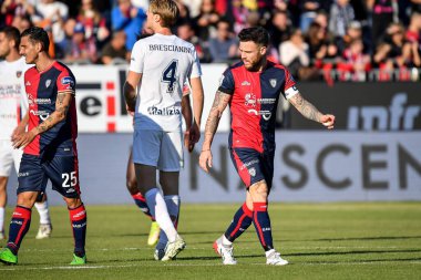 Cagliari Calcio takımından Nahitan Nandez, İtalya 'nın Cagliari kentinde oynanan Cagliari maçında, 26 Aralık 2022 - Fotoğraf: Luigi Can