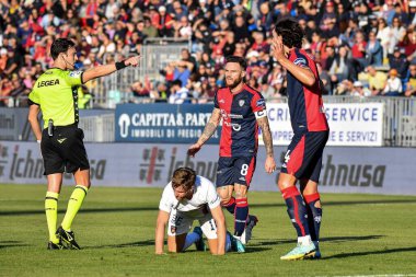 Cagliari Calcio takımından Nahitan Nandez, İtalya 'nın Cagliari kentinde oynanan Cagliari maçında, 26 Aralık 2022 - Fotoğraf: Luigi Can