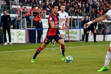 Cagliari Calcio takımından Filippo Falco İtalya 'nın Cagliari kentinde oynanan Cagliari maçında, 26 Aralık 2022 - Fotoğraf: Luigi Can
