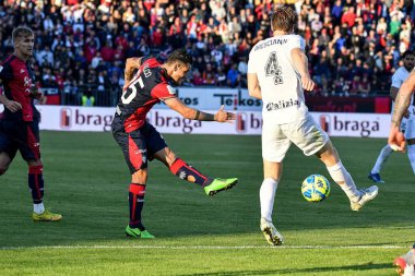 Cagliari Calcio takımından Filippo Falco İtalya 'nın Cagliari kentinde oynanan Cagliari maçında, 26 Aralık 2022 - Fotoğraf: Luigi Can