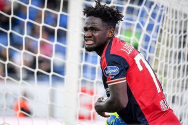 Cagliari Calcio takımından Zito Andre Sebastiao Luvumbo İtalya 'nın Cagliari kentinde oynanan Cagliari-Cosenza maçında, 26 Aralık 2022 - Fotoğraf: Luigi Can