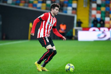Athletic Bilbao 'nun Jon Morcillo portresi Udine, İtalya' daki Dacia Arena 'da oynanan Udinese Calcio vs Athletic Bilbao maçında (portreler arşivi) 17 Aralık 2022 - Fotoğraf: Ettore Griffon
