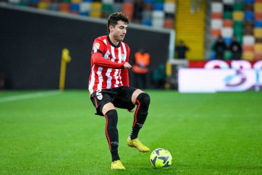 Athletic Bilbao 'nun Jon Morcillo portresi Udine, İtalya' daki Dacia Arena 'da oynanan Udinese Calcio vs Athletic Bilbao maçında (portreler arşivi) 17 Aralık 2022 - Fotoğraf: Ettore Griffon