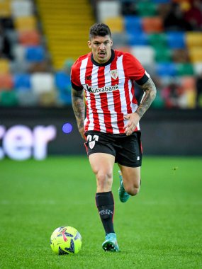 Athletic Bilbao 'nun Ander Capa portresi Udine, İtalya' daki Dacia Arena 'da oynanan Udinese Calcio vs Athletic Bilbao maçında (portreler arşivi) 17 Aralık 2022 - Fotoğraf: Ettore Griffon